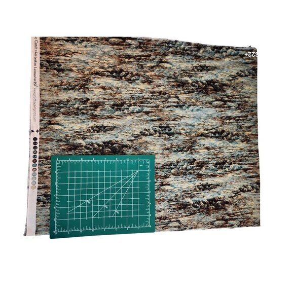 Elusive Catch Fabric By Ron Jenkins For SSI Oceanic River Lake Side Material hal - Picture 8 of 8